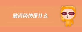融资负债是什么