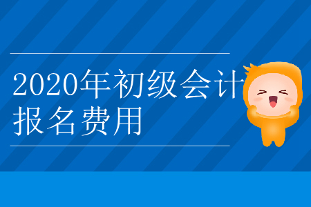 2020年青海省海西州初级会计报名费用是多少？