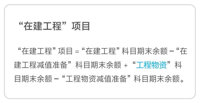 在建工程项目 在建工程项目