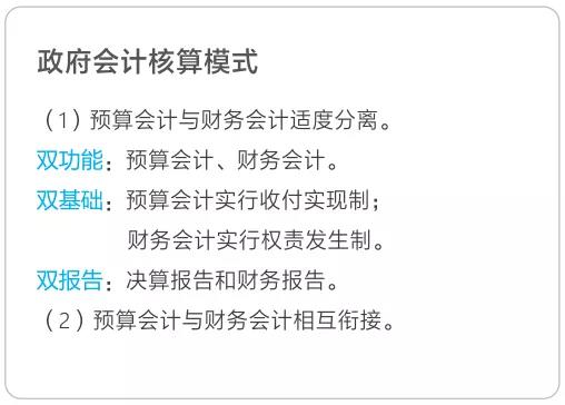 政府会计核算模式 政府会计核算模式
