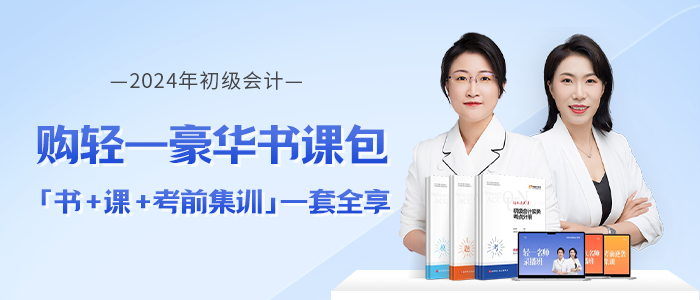初级会计轻一豪华书课包 初级会计轻一豪华书课包