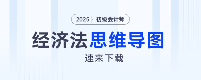 2025年初级会计《经济法基础》第六章思维导图