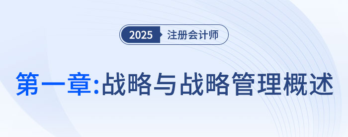 第一章战略与战略管理概述_25年注会战略习题随章演练