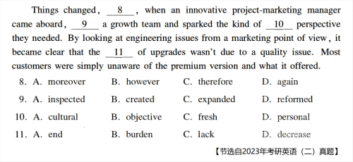 非全日制研究生考试的英语很难之“完形填空”篇