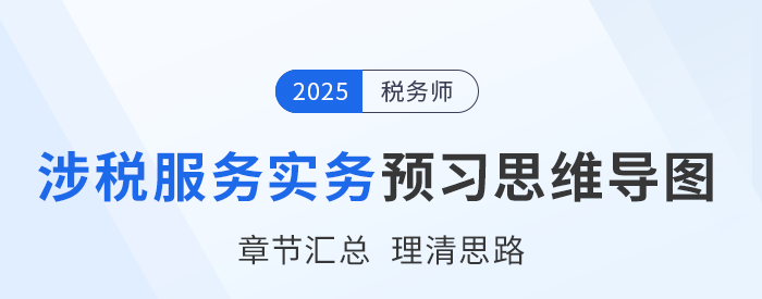 2025年税务师《涉税服务实务》预习思维导图梳理