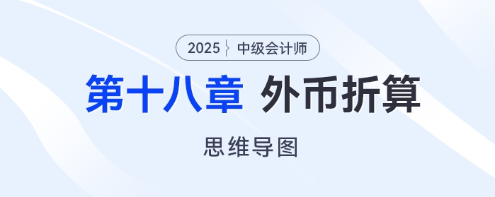 2025年中级会计实务思维导图——第十八章:外币折算 2025年中级会计实务思维导图——第十八章:外币折算