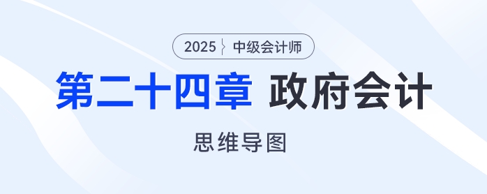 2025年中级会计实务思维导图——第二十四章:政府会计 2025年中级会计实务思维导图——第二十四章:政府会计