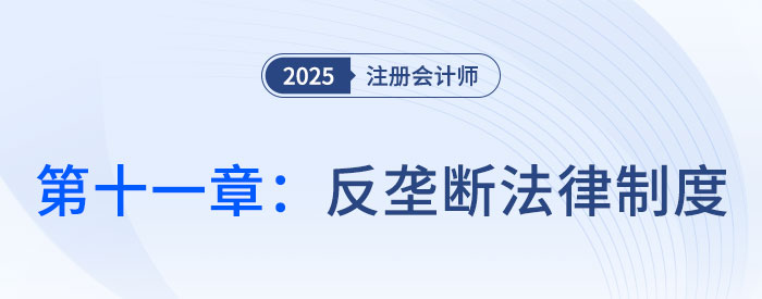 第十一章反垄断法律制度_25年注会经济法习题随章演练