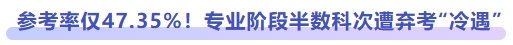 参考率仅47.35%