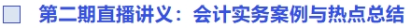 会计实务案例与热点总结