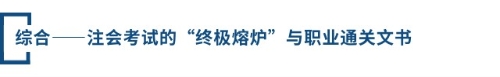 综合——注会考试的“终极熔炉”与职业通关文书