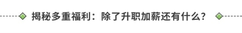 揭秘多重福利:除了升职加薪还有什么? 揭秘多重福利:除了升职加薪还有什么?